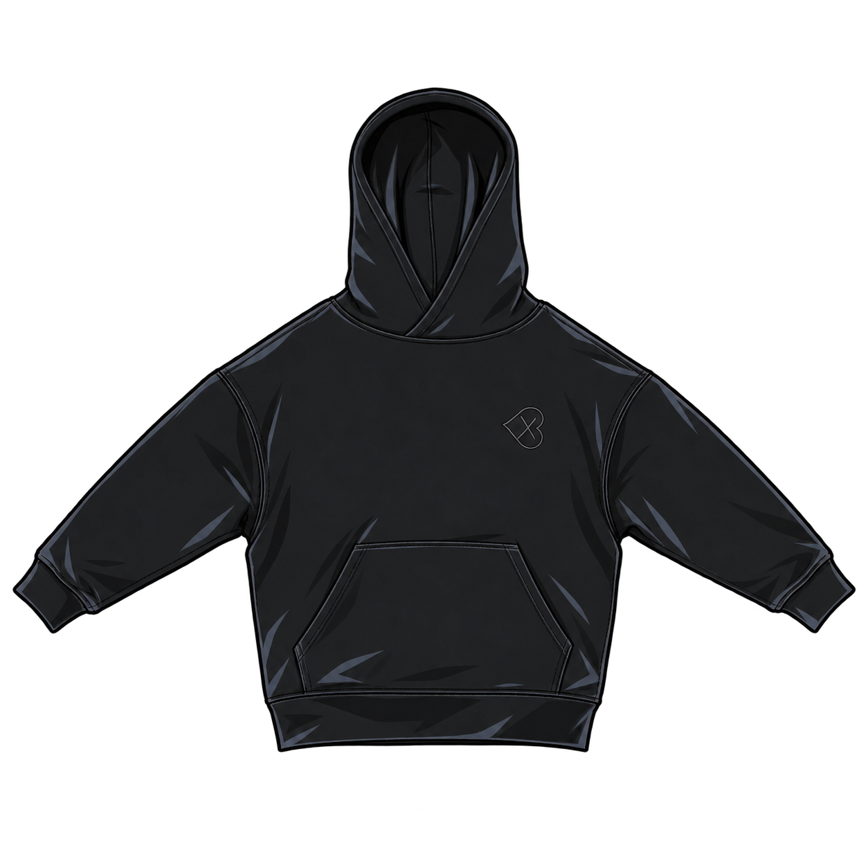 LX3 oversized hoodie sketch