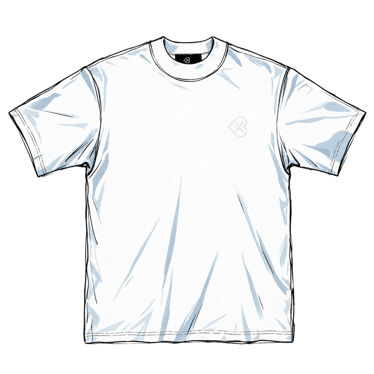 Mock Neck Tee