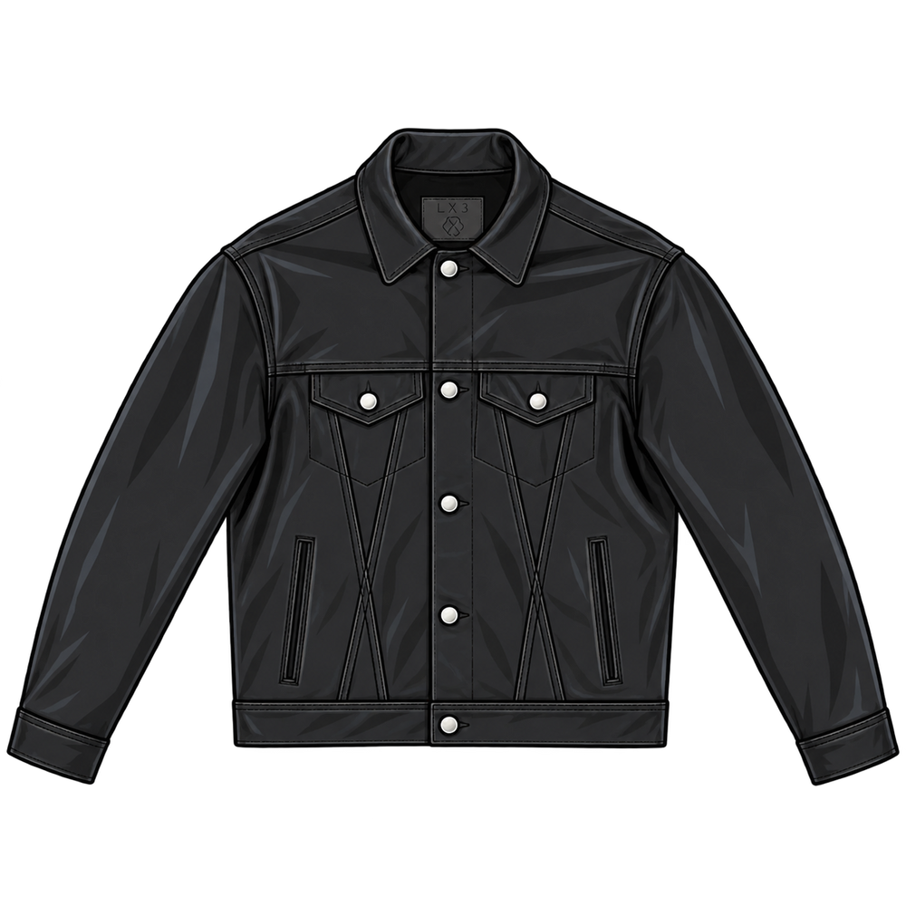 Leather Trucker Jacket
